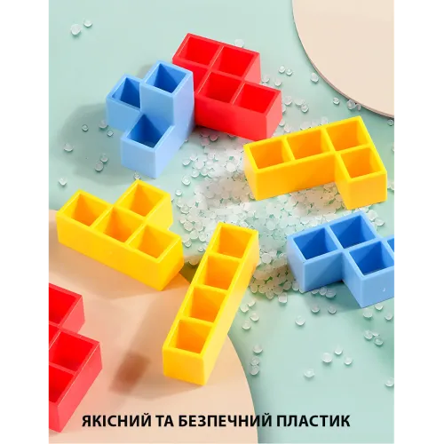 Настольная игра Tetris Tower ART-0491 – балансирующая башня, 16 блоков, пластиковые тетрамино, семейная игра - фото 7