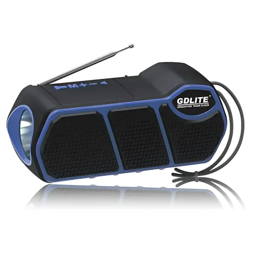 Портативная колонка с солнечной батареей и фонарем CCLAMP CL-823 – Bluetooth, USB, SD, FM, 5Вт, 1500 мАч - фото 2