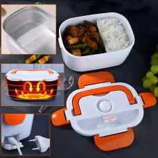 Ланч-бокс с подогревом The Electric Lunch Box 220V – 1.2 л, 2 отделения, герметичный контейнер, пароотвод