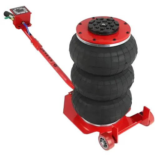 Пневматический домкрат 3Т lifting jack AND 5T  – 145-400 мм, 6-12 бар, колеса, регулируемая ручка - фото 6