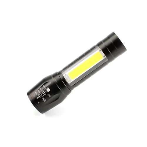 Фонарь тактический ручной аккумуляторный BL-511, USB с 3 режимами света и боковыми диодами CОВ - фото 6