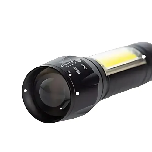 Фонарь тактический ручной аккумуляторный BL-511, USB с 3 режимами света и боковыми диодами CОВ - фото 8