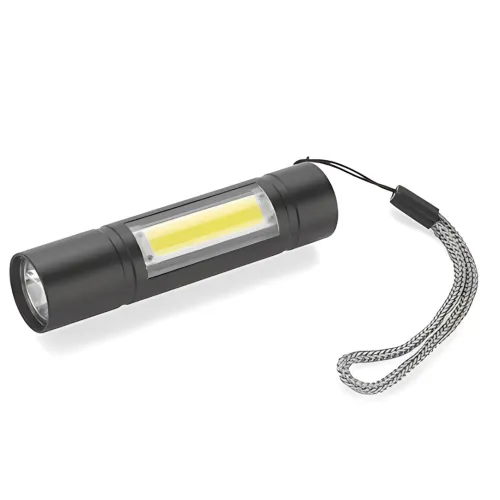 ​​​​​​​Тактический мини-фонарик Bailong BL-1501, аккумуляторный, 3 режима работы, зарядка USB, IP44 - фото 6
