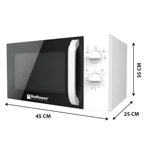 Микроволновая печь Hoffmans HM-761 700 Вт, 20 л, механическое управление, 6 режимов, таймер, разморозка, белая - фото 16