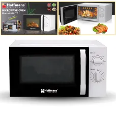 Микроволновая печь Hoffmans HM-761 700 Вт, 20 л, механическое управление, 6 режимов, таймер, разморозка, белая