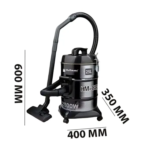 Пылесос Hoffmans HM-8806, 2800 Вт, 25 л, выдув, телескопическая трубка, 3 насадки, сталь - фото 10