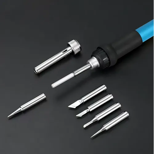 Паяльний набір Soldering Kit 60 Вт, з керамічним нагрівачем 200-450 °C, мультиметром, у кейсі - фото 6