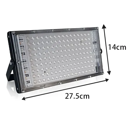 Прожектор LED LIGHT 220V 200W | 6500K, IP65, холодный белый, 144 диода, настенное крепление, ручка и петля - фото 9