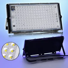 Прожектор LED LIGHT 220V 200W | 6500K, IP65, холодный белый, 144 диода, настенное крепление, ручка и петля