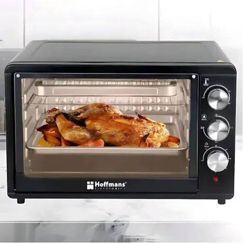 Электродуховка Hoffmans Electronics HM-751 — 2000 Вт, 45 л, таймер 60 мин, 4 ТЭНа, терморегулятор - фото 5