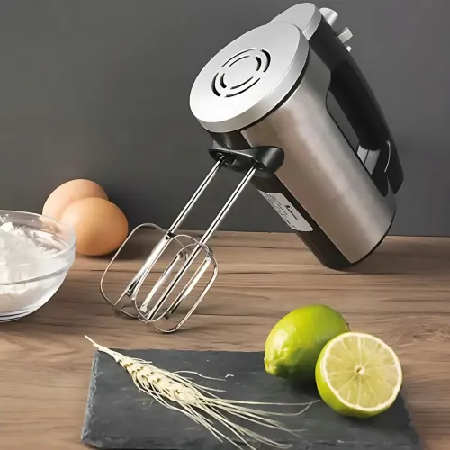 Миксер ручной Hoffmans 800W HM-8839, 6 скоростей, режим турбо, венчики + крюки в комплекте - фото 10