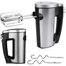 Миксер ручной Hoffmans 800W HM-8839, 6 скоростей, режим турбо, венчики + крюки в комплекте