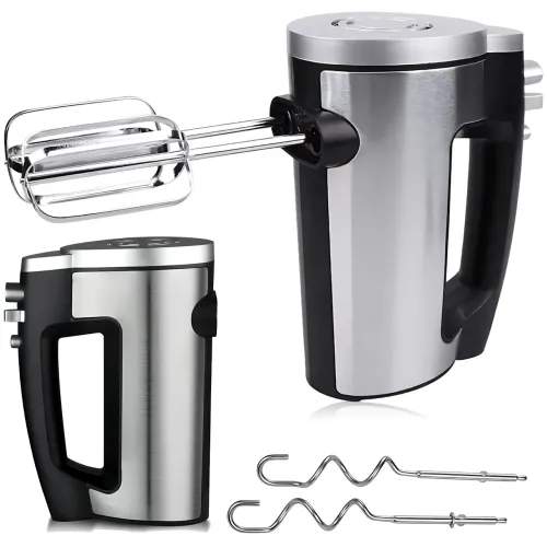 Миксер ручной Hoffmans 800W HM-8839, 6 скоростей, режим турбо, венчики + крюки в комплекте