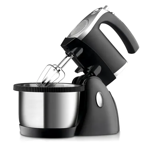 Миксер Hoffmans HM-6630, 1000 Вт, планетарный, чаша 3 л, 5 скоростей, 4 насадки, импульсный режим Белый - фото 8