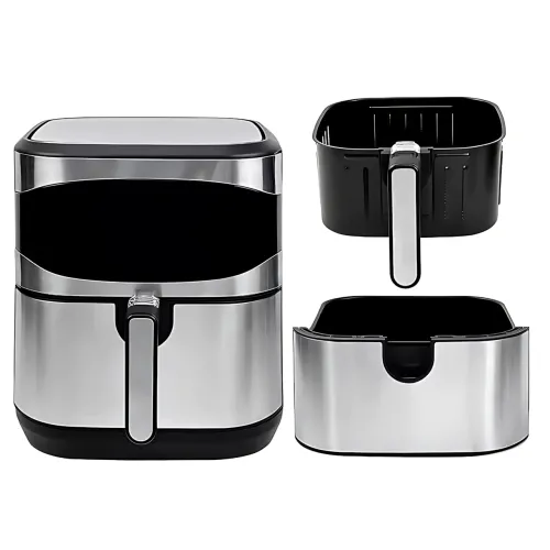 Аэрогриль Hoffmans HM-788, 12 л, 2400 Вт, 12 программ, цифровой LED-дисплей, таймер, антипригарная чаша - фото 8