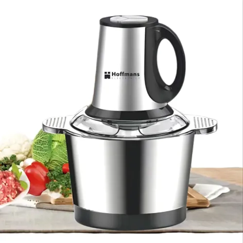 Измельчитель кухонный Hoffmans HM-8829, 1000 Вт, 3 л, мясорубка, нержавеющая сталь, 3 скорости - фото 9