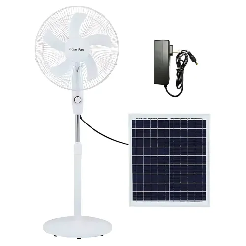 Вентилятор Solar Fun MNJ-168 16, 15 Вт, с солнечной панелью 12 Вт и диммером, аккумулятор 12000 мАч - фото 2