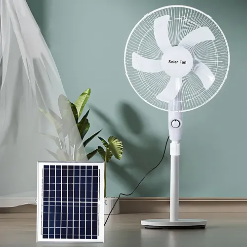 Вентилятор Solar Fun MNJ-168 16, 15 Вт, с солнечной панелью 12 Вт и диммером, аккумулятор 12000 мАч - фото 6