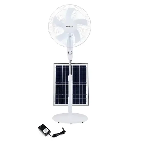 Вентилятор Solar Fun MNJ-168 16, 15 Вт, с солнечной панелью 12 Вт и диммером, аккумулятор 12000 мАч - фото 8
