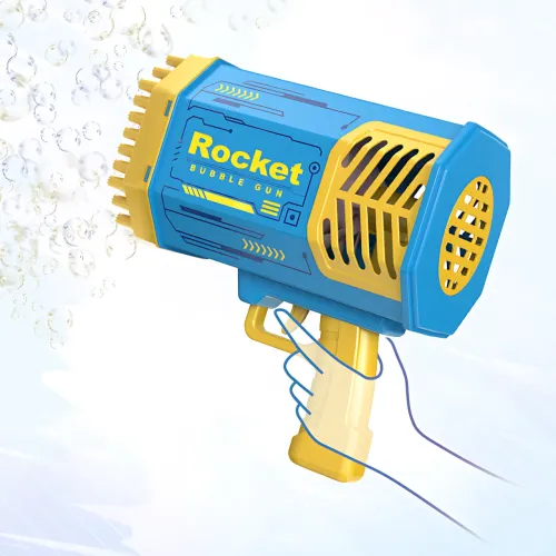 Машина для мыльных пузырей Rocket MA517, 69 отверстий, подсветка, вентилятор, аккумуляторная,  ABS пластик - фото 7