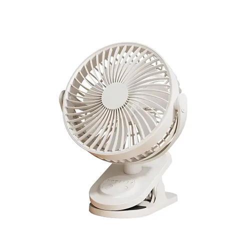 Вентилятор міні Fan LY-850 з прищіпкою, USB, 360° нахил і поворот, таймер 2/6/9, аб 1800 мА·год, 3 швидкості - фото 2