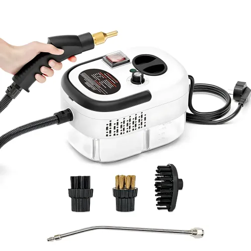 Пароочиститель портативный Steam Cleaner 2500, 3 бар, 1200 мл, нагрев за 30 сек, 6 режимов, отпариватель - фото 10