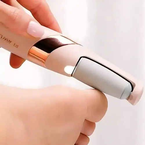 Электрическая пемза для педикюра Pretty Girl Flawless Pedi AND 002, 2 насадки, аккумуляторная, 2 скорости, USB - фото 4