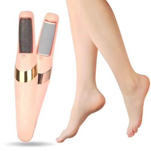 Электрическая пемза для педикюра Pretty Girl Flawless Pedi AND 002, 2 насадки, аккумуляторная, 2 скорости, USB - фото 3