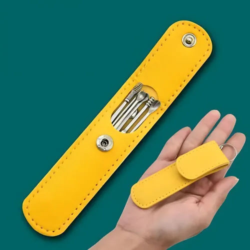 Набор инструментов для чистки ушей TOOL SET, 6 предметов, медсталь, футляр, для удаления серных пробок - фото 7