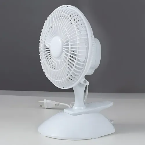 Настільний вентилятор MS-1623 Fan 2 в 1 з прищіпкою, 6 (15 см), 3 режими, поворот 90°, від 220 В - фото 8