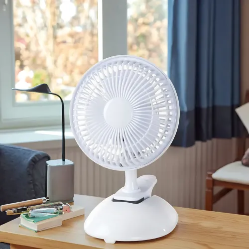 Настільний вентилятор MS-1623 Fan 2 в 1 з прищіпкою, 6 (15 см), 3 режими, поворот 90°, від 220 В - фото 2