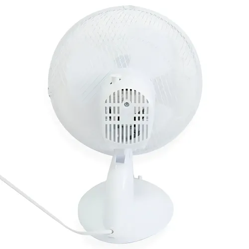 Настольный вентилятор Domotec MS-1624 Fan 9, 25 Вт, 2 скорости, поворот и наклон, съёмная решётка, белый - фото 3