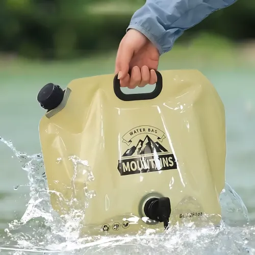 Сумка для воды складная AND-1, water bag 8 л, с краном, мерной шкалой, до 60 °C, 42.5×31.5 см - фото 6