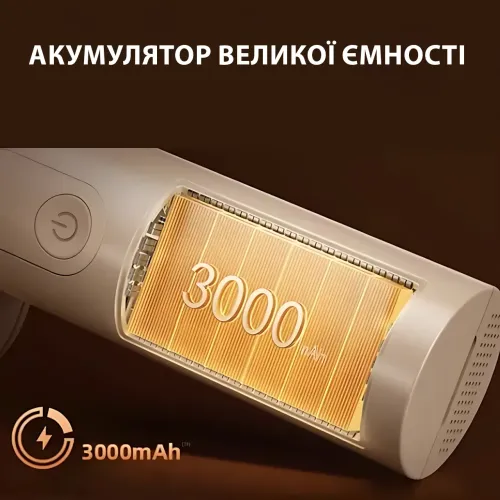 Электрическая машинка для удаления катышков Grinder LY-857 — двойная головка, 3 скорости, 3000 мАч, Type-C - фото 4
