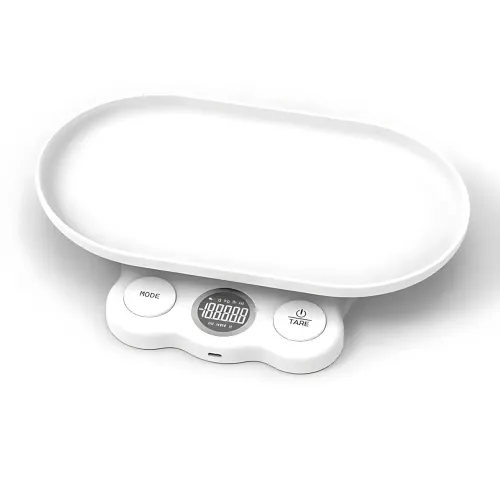 Цифрові ваги Weighing by weight AND 0.1 г-5 кг, 30×16×16 см, знімний піддон, USB/AAA, для кухні, тварин - фото 4