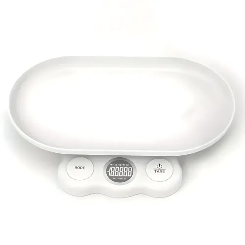 Цифрові ваги Weighing by weight AND 0.1 г-5 кг, 30×16×16 см, знімний піддон, USB/AAA, для кухні, тварин - фото 3