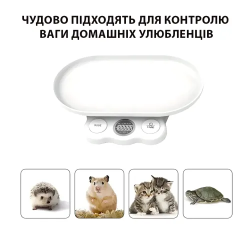 Цифрові ваги Weighing by weight AND 0.1 г-5 кг, 30×16×16 см, знімний піддон, USB/AAA, для кухні, тварин - фото 9