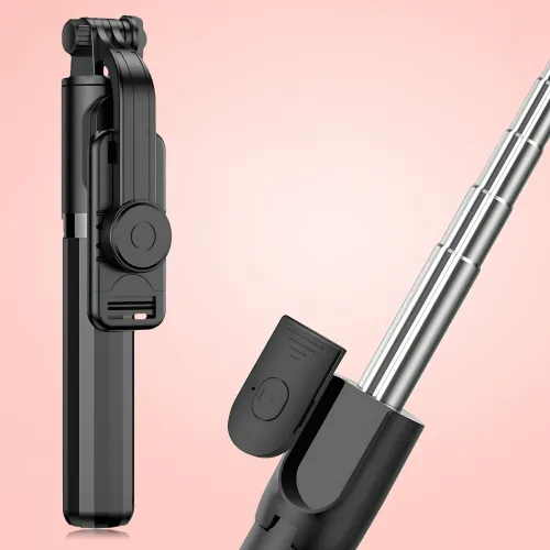 Штатив-монопод R1-L AND 5221, селфі-палиця з Bluetooth пультом, поворот 360°, до 74 см, для смартфонів, камер - фото 7