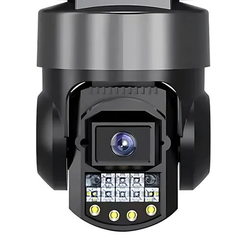 Уличная Wi-Fi IP камера видеонаблюдения v380, 3 объектива, поворот 270°, ночное видение 20 м, датчик движения - фото 3