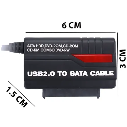 Переходник GUT USB–SATA/IDE 2.5 до 3.5'' ТБ — адаптер для HDD к ПК без корпуса - фото 9