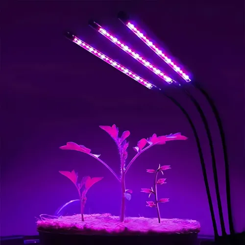 Фитолампа 3в1 FitoGrowLamp MA597 30 Вт, гибкая, 8 режимов яркости, таймер, полный спектр, USB, 54 LED диода - фото 8