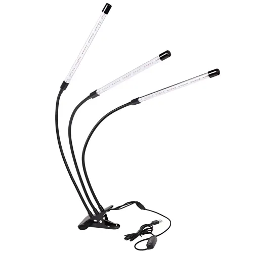 Фитолампа 3в1 FitoGrowLamp MA597 30 Вт, гибкая, 8 режимов яркости, таймер, полный спектр, USB, 54 LED диода - фото 2