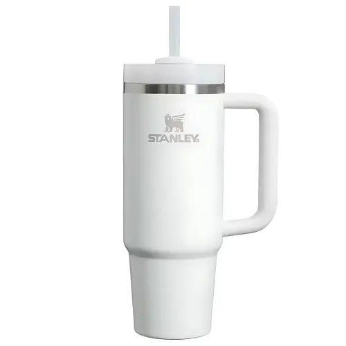 Термокружка Stanley 1,18 л с крышкой FlowState и соломинкой, вакуумная изоляция, нержавеющая сталь, ручка Белый - фото 2