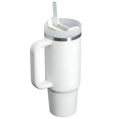 Термокружка Stanley 1,18 л с крышкой FlowState и соломинкой, вакуумная изоляция, нержавеющая сталь, ручка Белый - фото 4