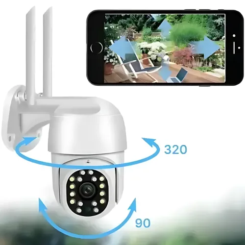 Поворотна Wi-Fi камера відеоспостереження 5MP HX-A1536C Ziicam (3.6 мм), IP66, з ІЧ-підсвіткою, мікрофоном - фото 8