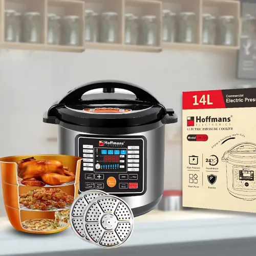 Мультиварка Hoffmans HM-721, 14 л, 2400 Вт, з дисплеєм, електронне керування, антипригарна чаша - фото 16