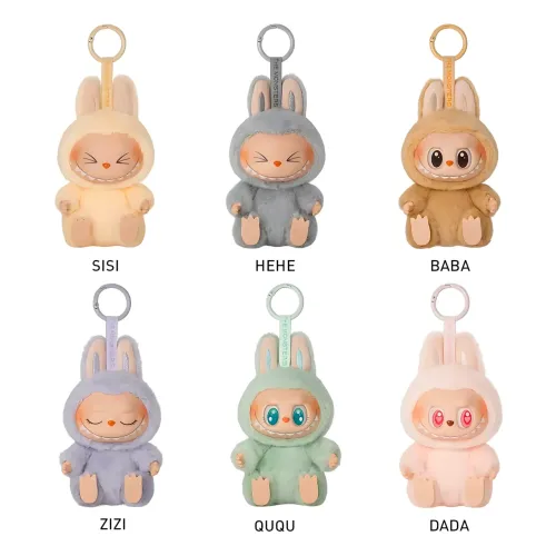 Игрушка-сюрприз брелок Labubu 2 серия, оригинал Pop Mart, 14 см, мягкая плюшевая, в закрытой коробке - фото 14