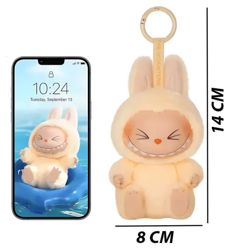 Игрушка-сюрприз брелок Labubu 2 серия, оригинал Pop Mart, 14 см, мягкая плюшевая, в закрытой коробке - фото 16