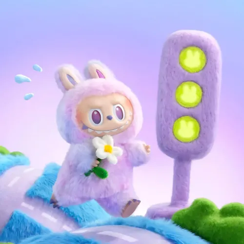 Игрушка-сюрприз брелок Labubu 3 серия Big into Energy, Pop Mart, 17 см, тай-дай плюш, blind box, коллекционная - фото 10