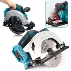 Аккумуляторная циркулярная пила KRAFFTEC 48V, 800 Вт, 10800 об/мин, диск 185 мм, глубина реза 45 мм, 2 акб